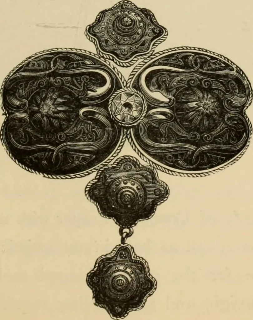 An illustration from Examples of household taste, 1875, leaf 338