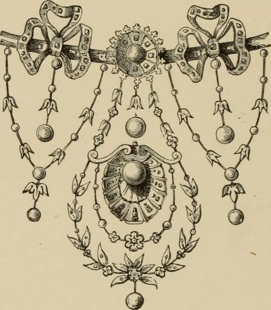 An illustration from Examples of household taste, 1875, leaf 341