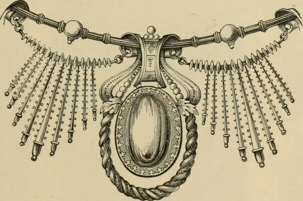An illustration from Examples of household taste, 1875, leaf 342