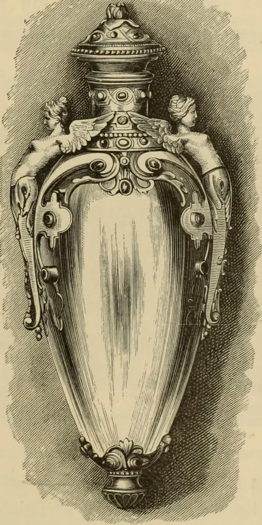 An illustration from Examples of household taste, 1875, leaf 344