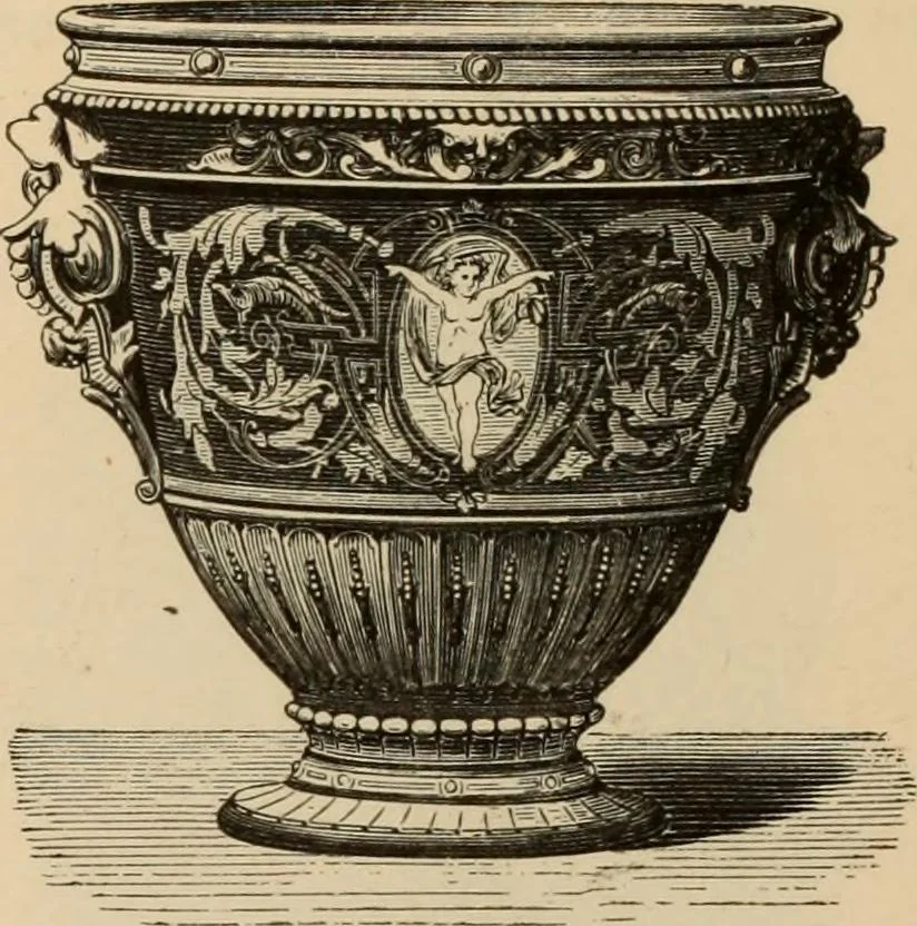 An illustration from Examples of household taste, 1875, leaf 351