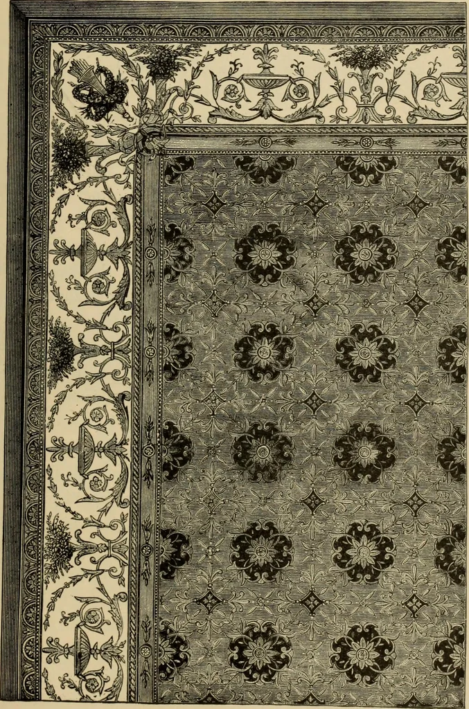 An illustration from Examples of household taste, 1875, leaf 352