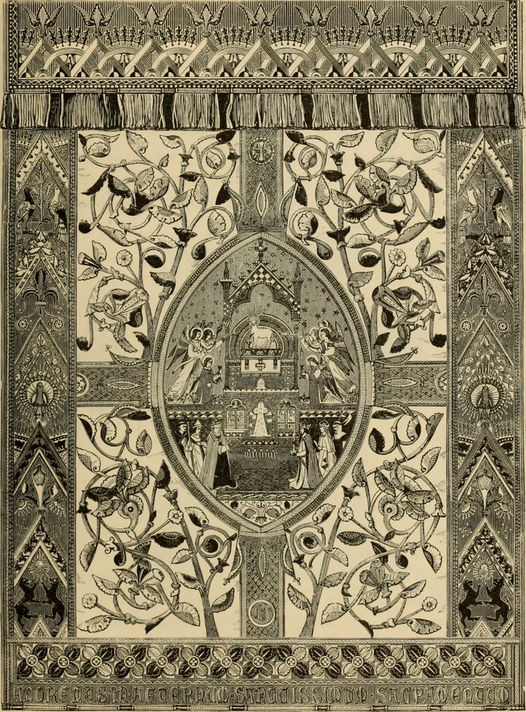 An illustration from Examples of household taste, 1875, leaf 354