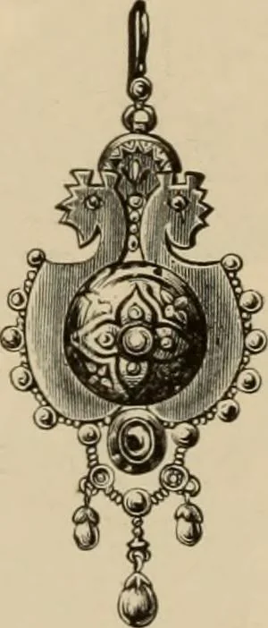 An illustration from Examples of household taste, 1875, leaf 355