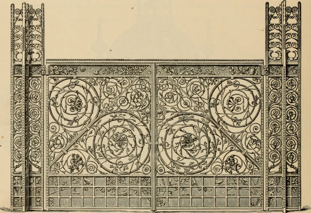 An illustration from Examples of household taste, 1875, leaf 357