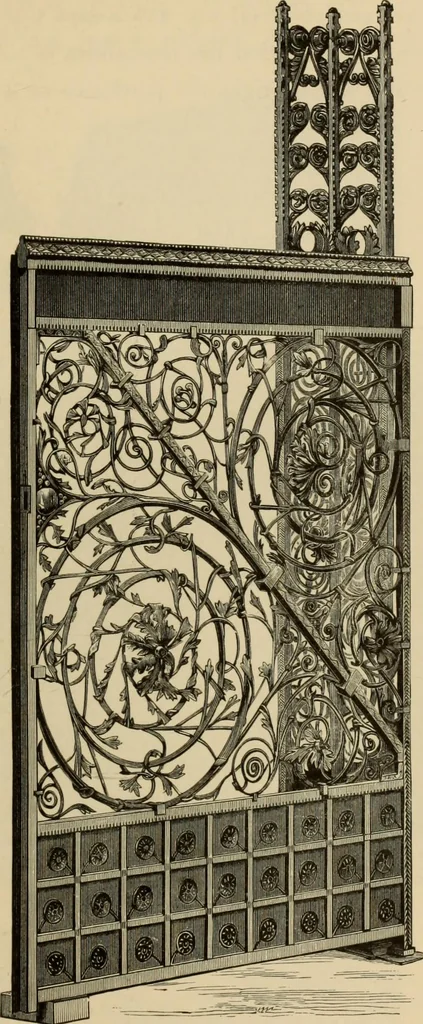 An illustration from Examples of household taste, 1875, leaf 358