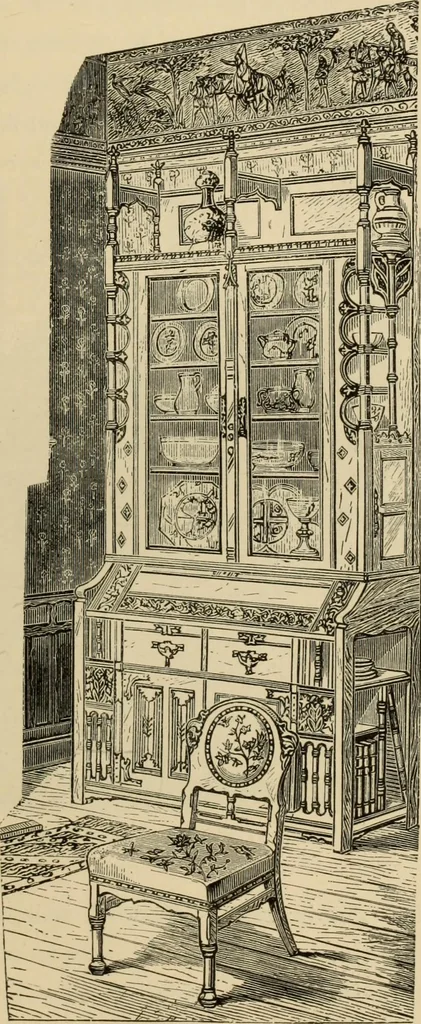 An illustration from Examples of household taste, 1875, leaf 360