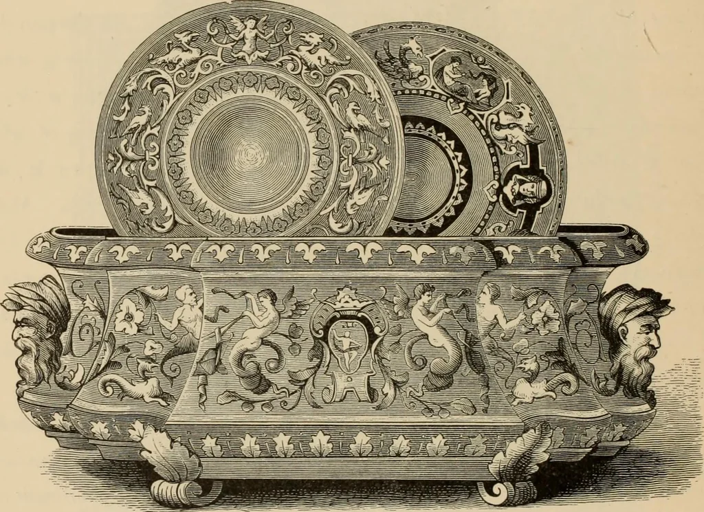 An illustration from Examples of household taste, 1875, leaf 361