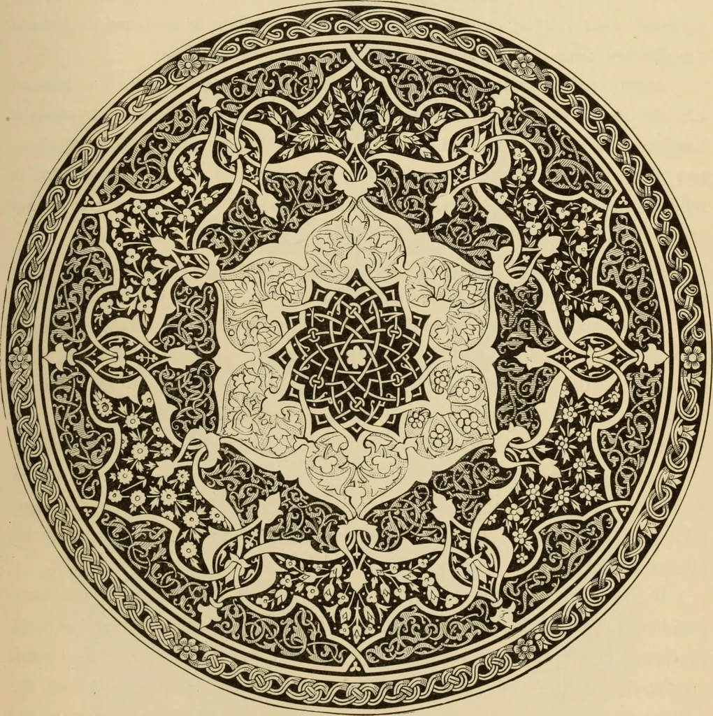 An illustration from Examples of household taste, 1875, leaf 368