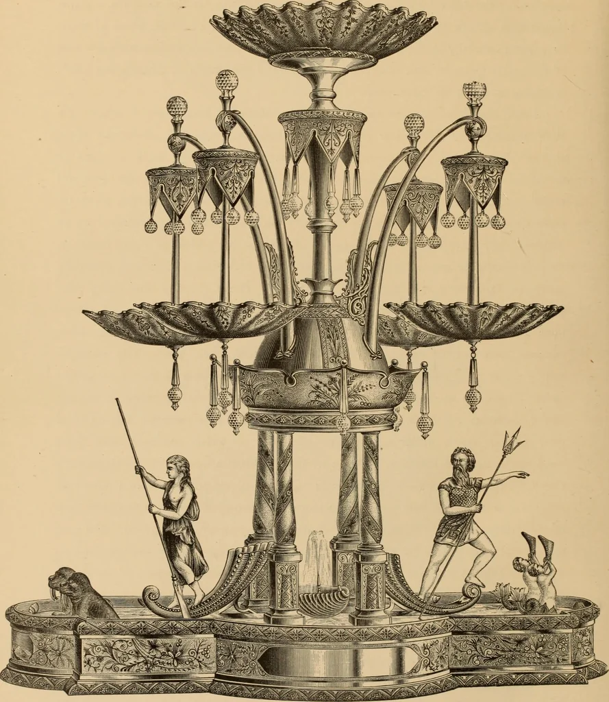 An illustration from Examples of household taste, 1875, leaf 37