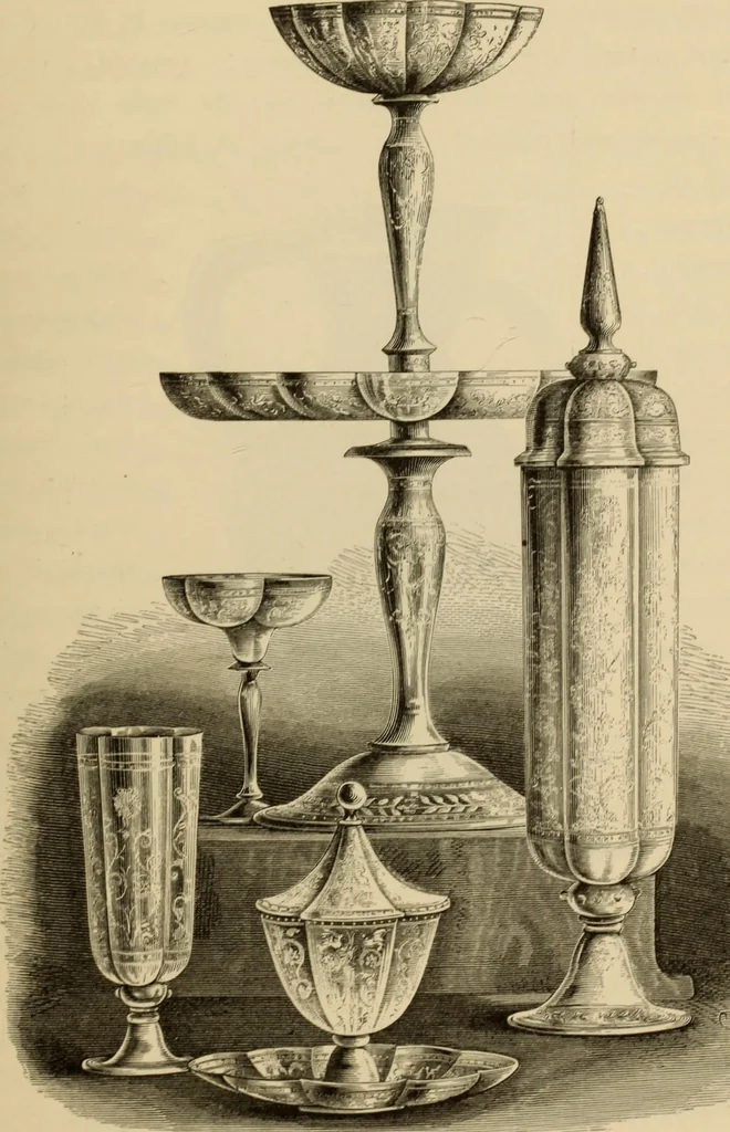 An illustration from Examples of household taste, 1875, leaf 370