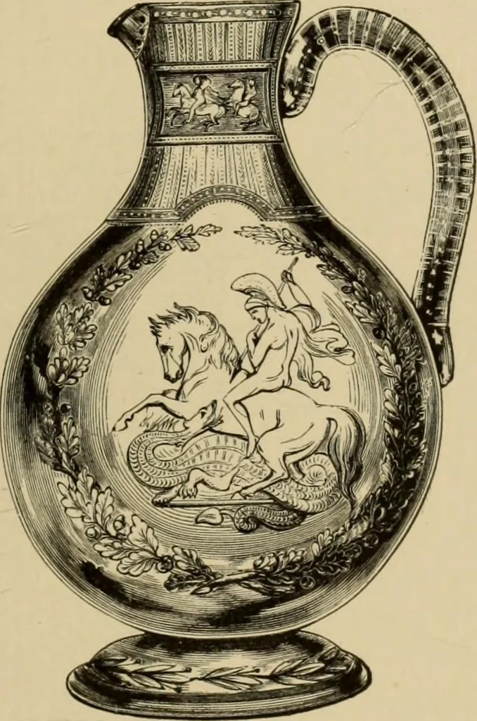 An illustration from Examples of household taste, 1875, leaf 372