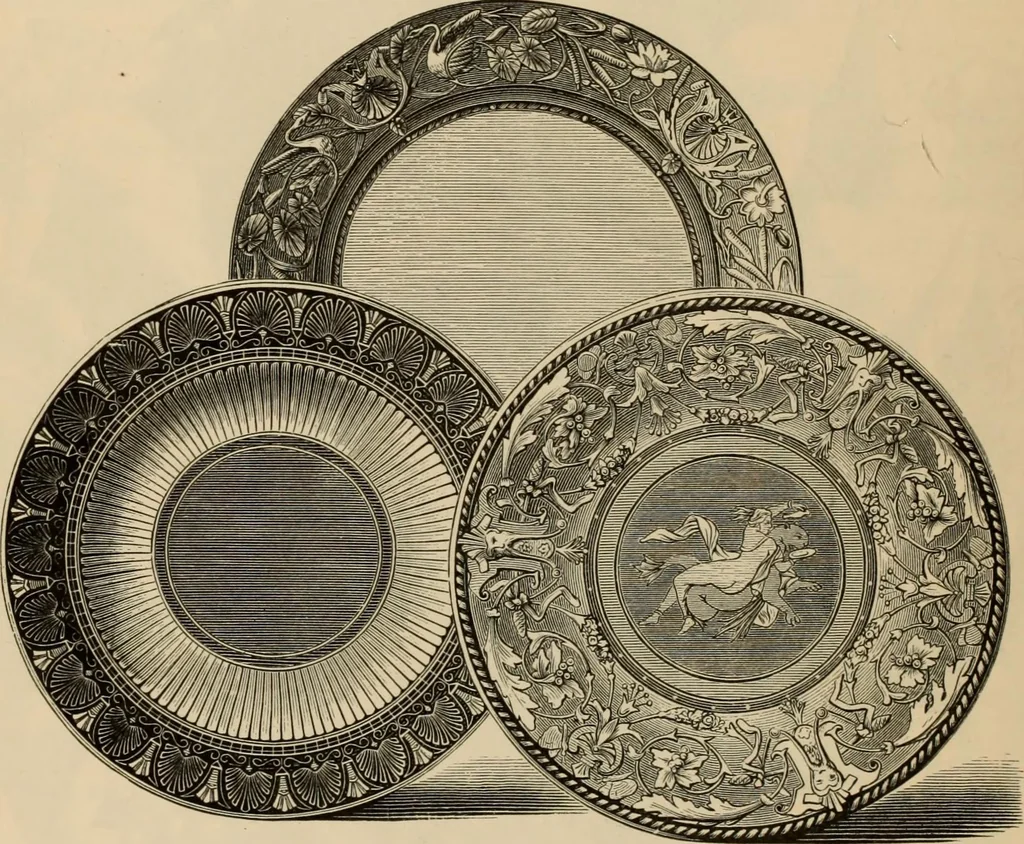 An illustration from Examples of household taste, 1875, leaf 377