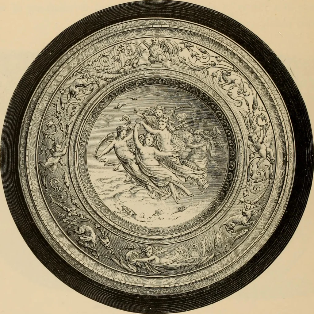 An illustration from Examples of household taste, 1875, leaf 379