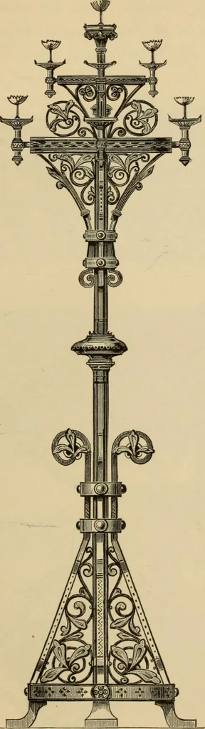 An illustration from Examples of household taste, 1875, leaf 384