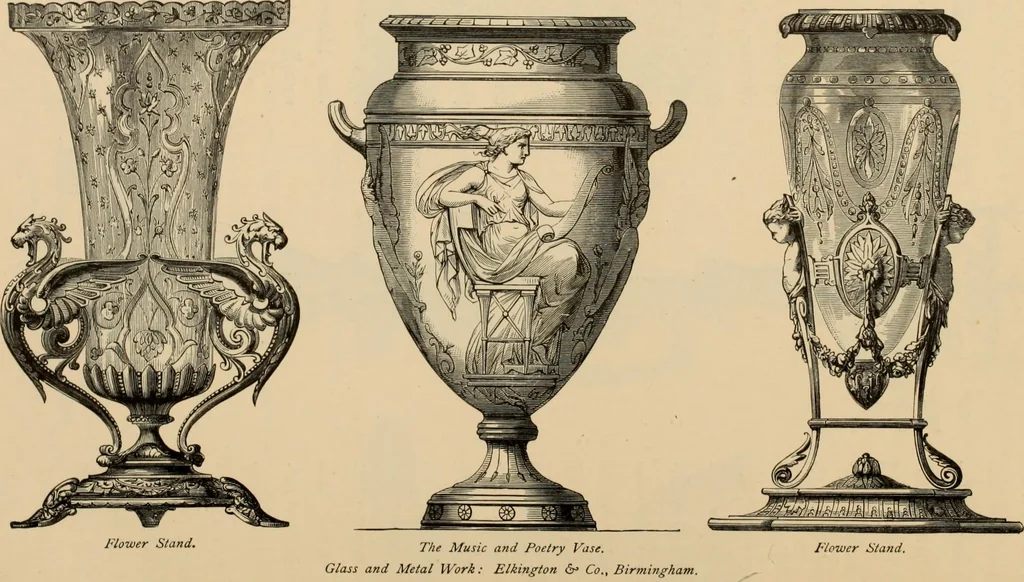 An illustration from Examples of household taste, 1875, leaf 385
