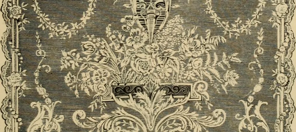 An illustration from Examples of household taste, 1875, leaf 388