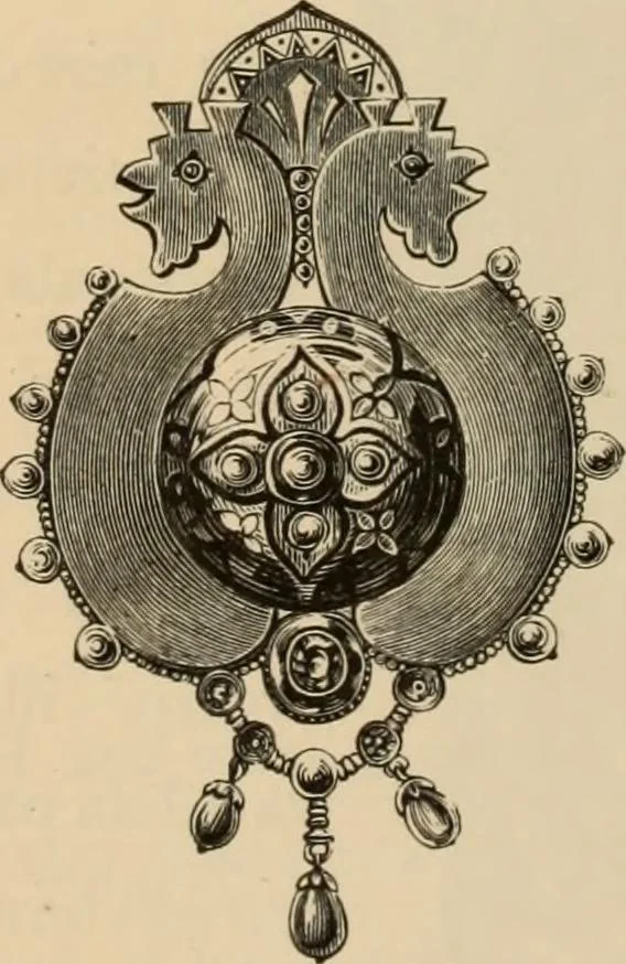 An illustration from Examples of household taste, 1875, leaf 389