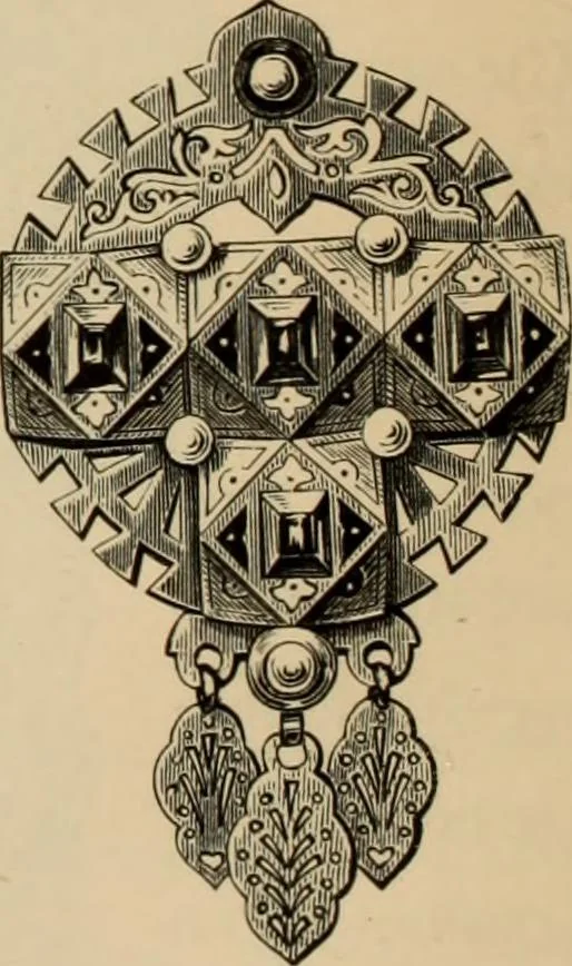 An illustration from Examples of household taste, 1875, leaf 389