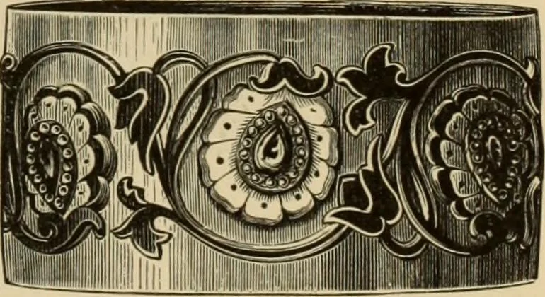An illustration from Examples of household taste, 1875, leaf 390