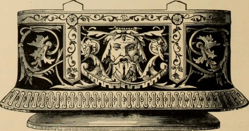 An illustration from Examples of household taste, 1875, leaf 393