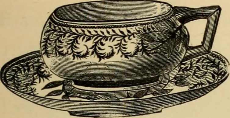An illustration from Examples of household taste, 1875, leaf 394