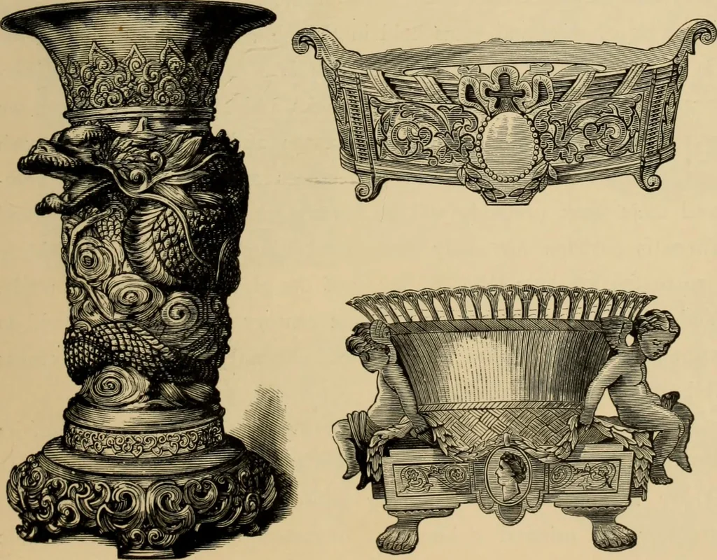 An illustration from Examples of household taste, 1875, leaf 394