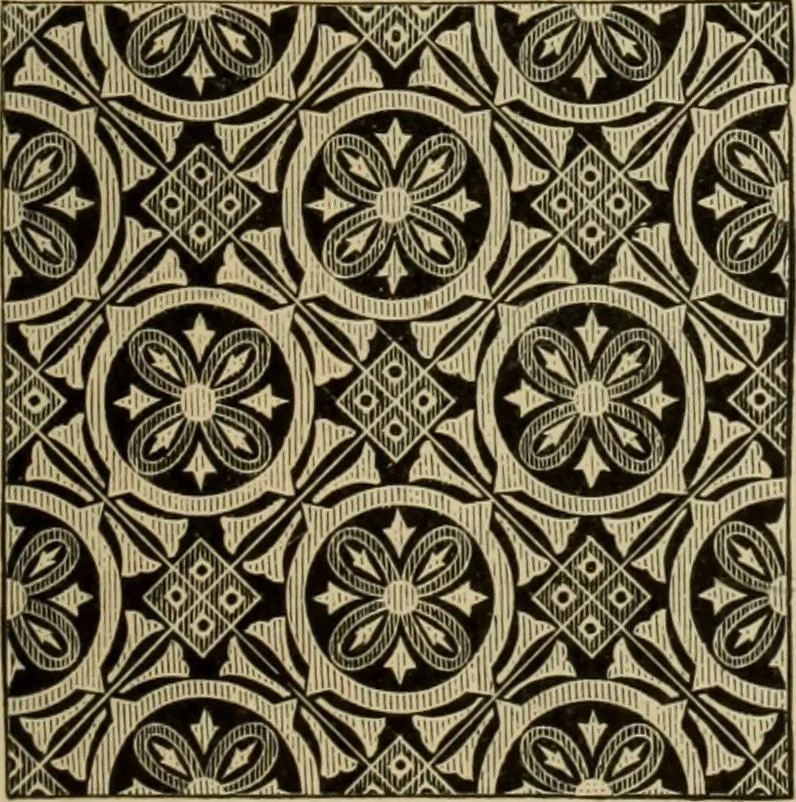 An illustration from Examples of household taste, 1875, leaf 396