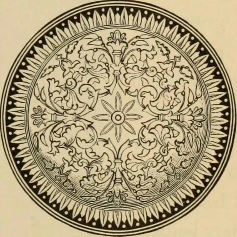 An illustration from Examples of household taste, 1875, leaf 396