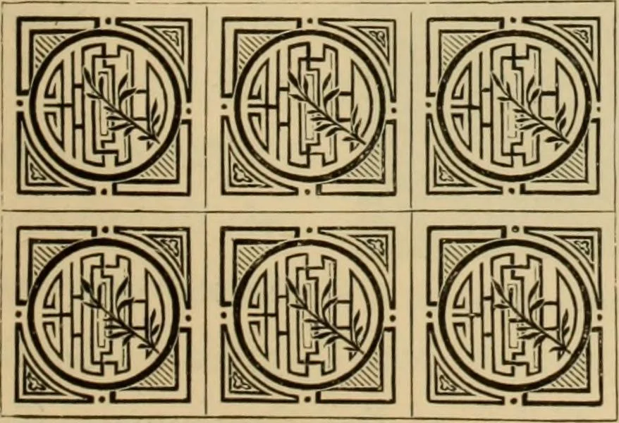 An illustration from Examples of household taste, 1875, leaf 396