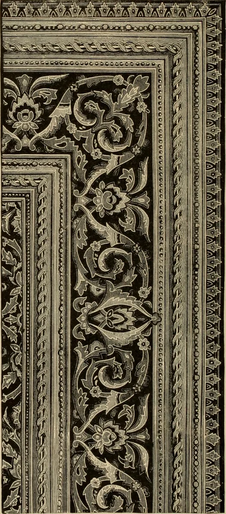 An illustration from Examples of household taste, 1875, leaf 397