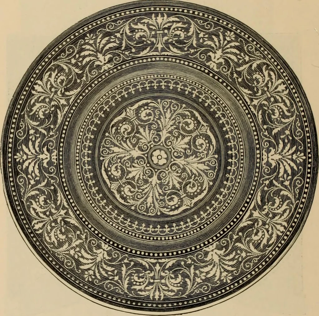 An illustration from Examples of household taste, 1875, leaf 399