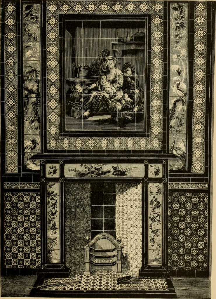 An illustration from Examples of household taste, 1875, leaf 400