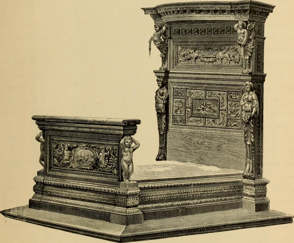An illustration from Examples of household taste, 1875, leaf 402
