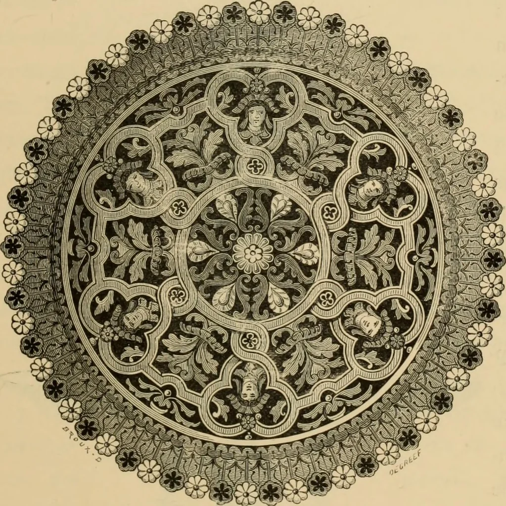 An illustration from Examples of household taste, 1875, leaf 406