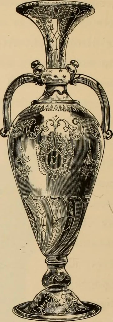 An illustration from Examples of household taste, 1875, leaf 411