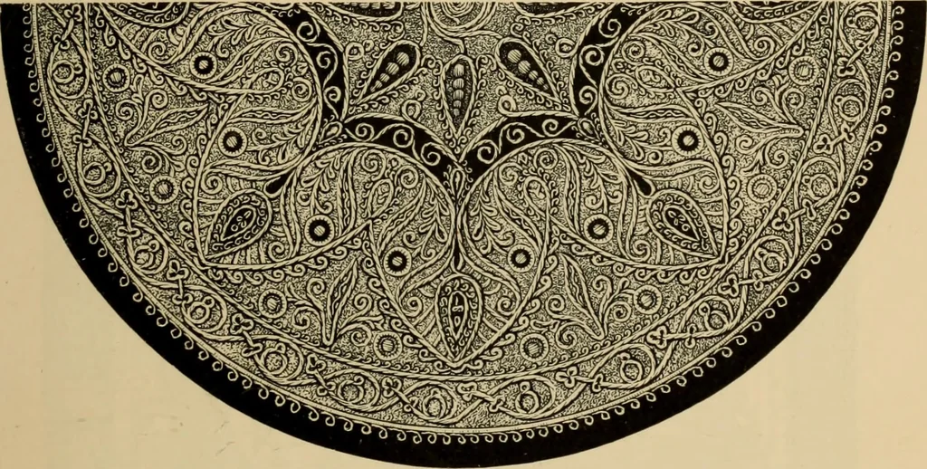 An illustration from Examples of household taste, 1875, leaf 412
