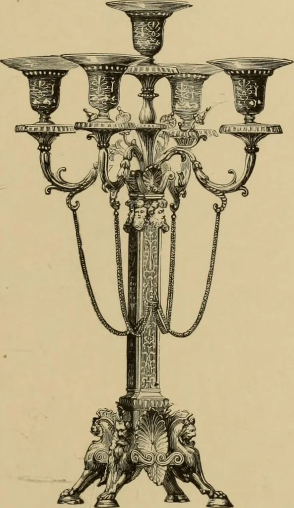 An illustration from Examples of household taste, 1875, leaf 426