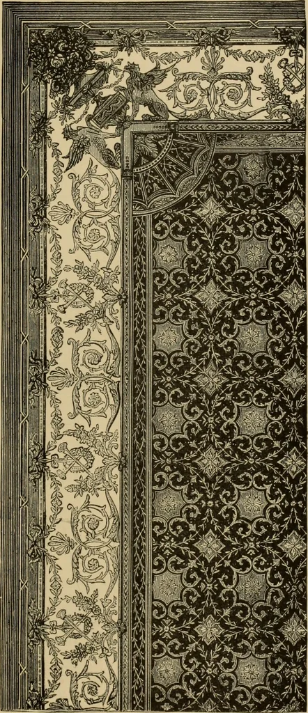 An illustration from Examples of household taste, 1875, leaf 428