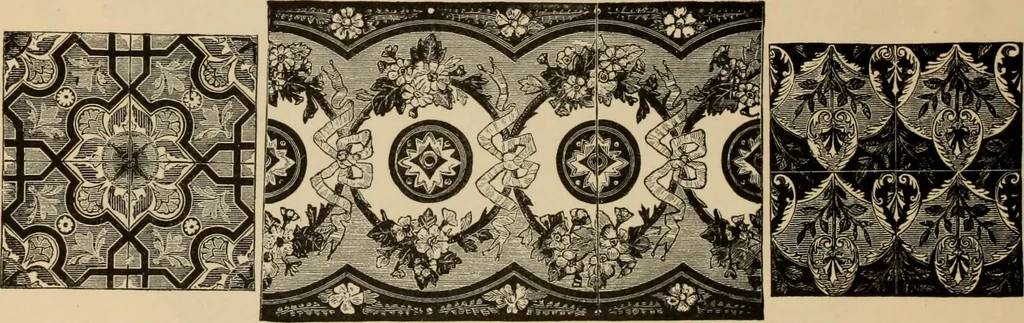 An illustration from Examples of household taste, 1875, leaf 433