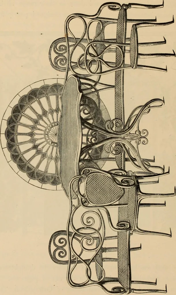 An illustration from Examples of household taste, 1875, leaf 435