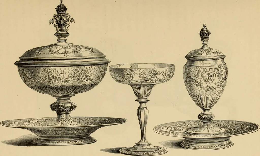 An illustration from Examples of household taste, 1875, leaf 438