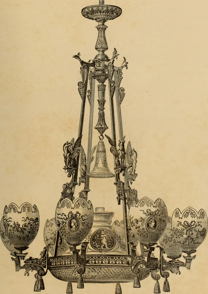 An illustration from Examples of household taste, 1875, leaf 44