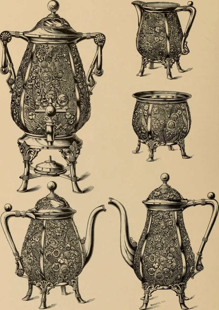 An illustration from Examples of household taste, 1875, leaf 441