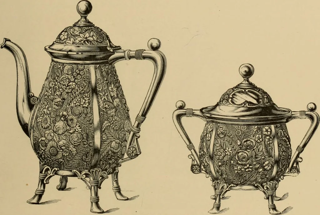 An illustration from Examples of household taste, 1875, leaf 442