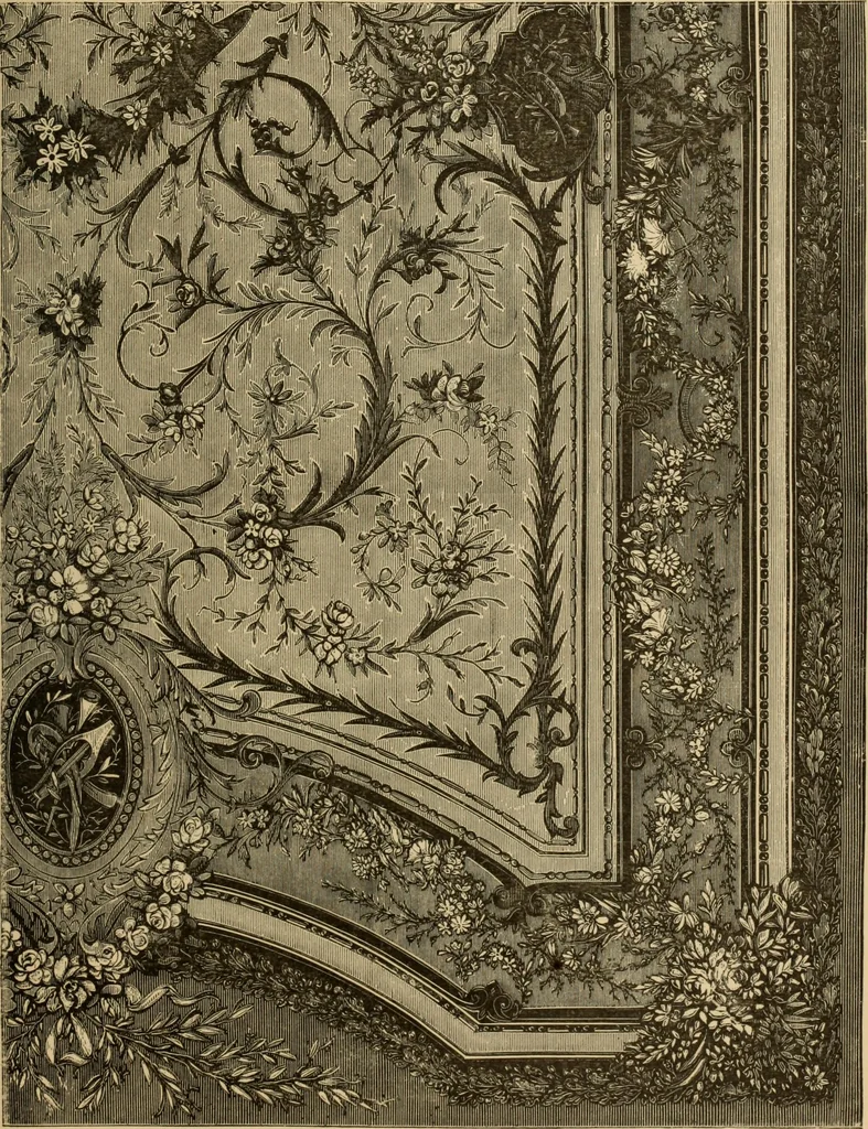 An illustration from Examples of household taste, 1875, leaf 448