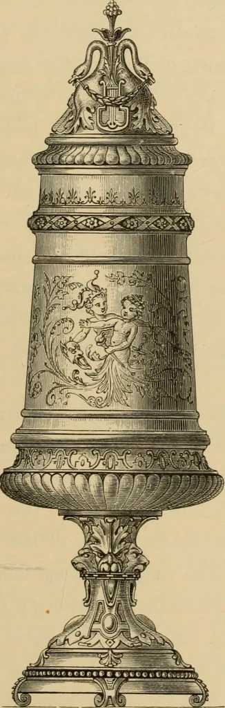 An illustration from Examples of household taste, 1875, leaf 452