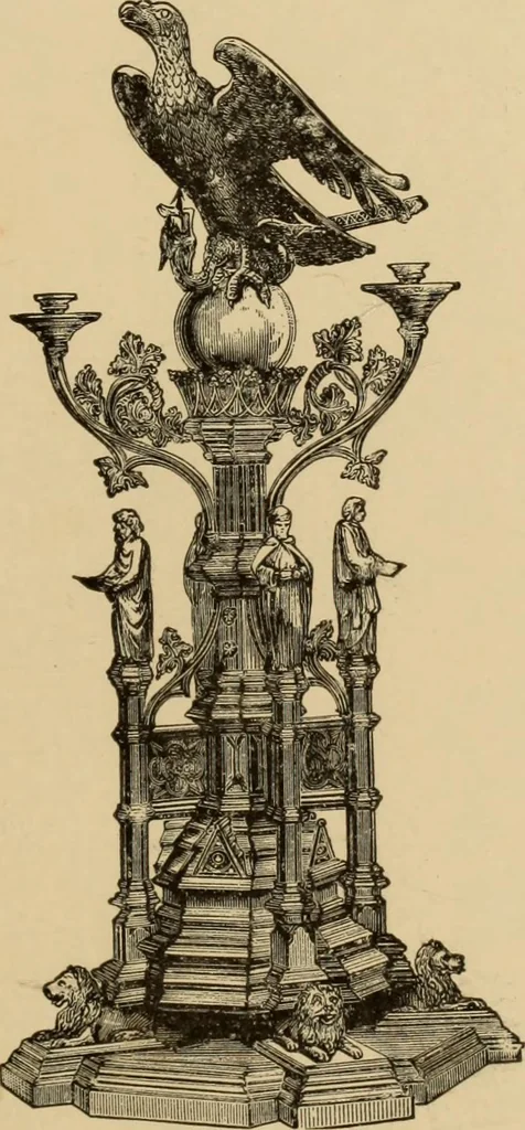 An illustration from Examples of household taste, 1875, leaf 460