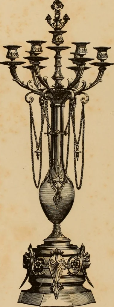 An illustration from Examples of household taste, 1875, leaf 465