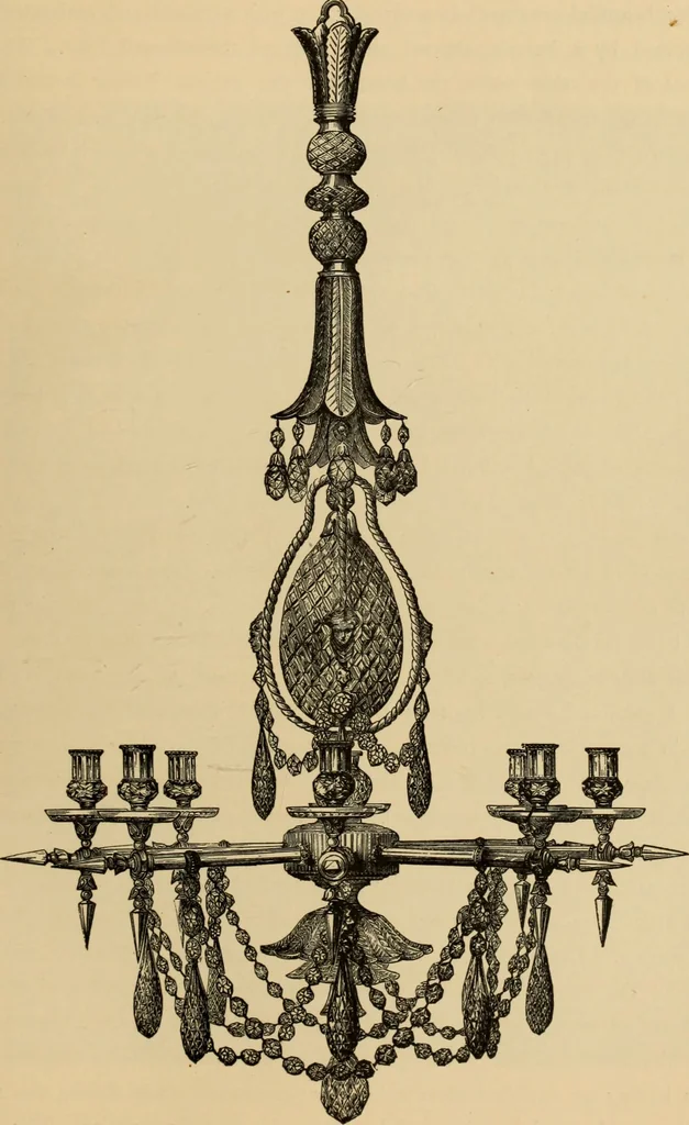 An illustration from Examples of household taste, 1875, leaf 476